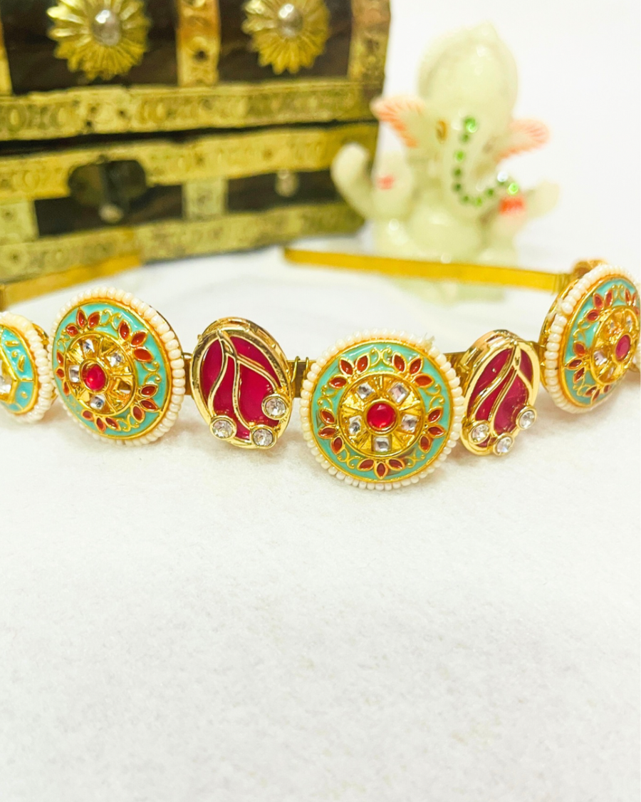 kundan headband