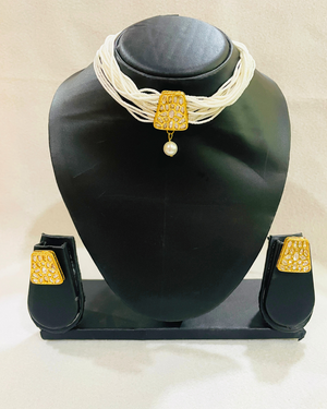 kundan choker necklace